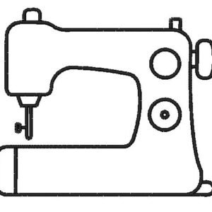 embroidery desgin - sewing machine outline